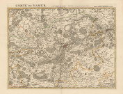 Comté de Namur.
A Amsterdam chez Covens et Mortier. Sur la Copie de Bruxelles par E. H. Fricx.
Corrigée du Nouveau en 1745.