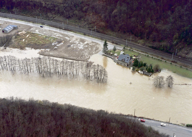 Tilff. Inondations.