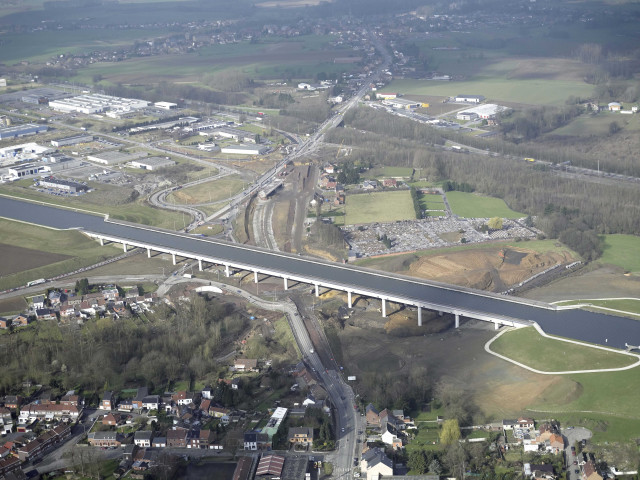 La Louvière. Houdeng-Aimeries. Vues aériennes.