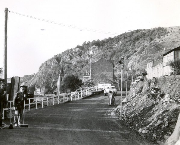 Travaux près du Rocher Bayard