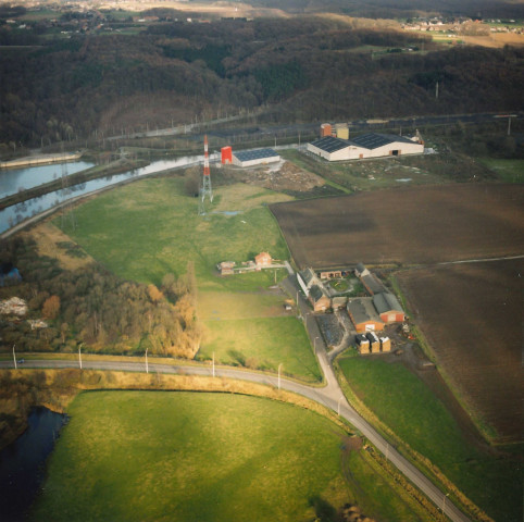 Farciennes. Vues aériennes.