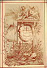 Programme de la Grande fête musicale du 15 avril 1883, donnée au profit de la Société royale des Sauveteurs de Belgique. L'estampe qui se trouve sur la première page de ce programme a été composée en 1883 et est signée des initiales M.W.