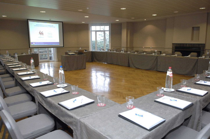 Namur. Colloque au château de Namur sur les formations en informatique.