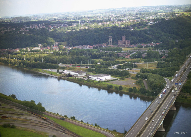 Liège. Wandre. Vues aériennes.