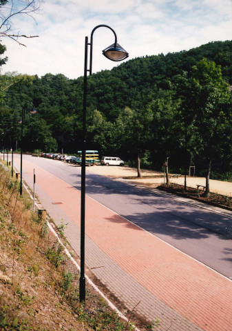 Houffalize. Nadrin. Barrage sur l'Ourthe de Nisramont. Nouveaux aménagements touristiques.