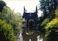 Hensies. Thulin. Ancien barrage-écluse de Débihan sur l'ancienne Haine.