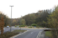 Floreffe. Œuvre d'art du carrefour de la N90.