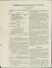 Supplément de La Sentinelle du 24 octobre 1857 appelant à voter pour les candidats de l'Association libérale de Namur.