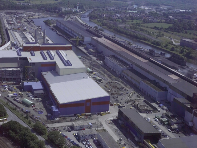 Châtelet. Nougine & ALZ (groupe Arcelor).