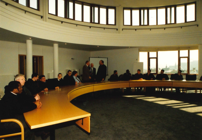 Namur. CAMET. Visite de son excellence l'évêque de Namur, Monseigneur Léonard.
