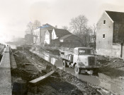 Construction de murs de quai