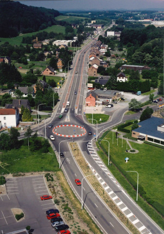 Floreffe. Floriffoux. RN90. Aménagements des ronds points et des carrefours.