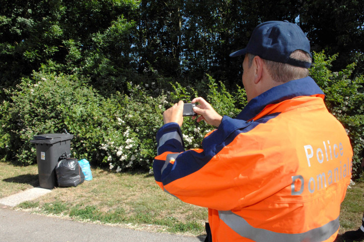 Province du Hainaut. Actions de la police domaniale.