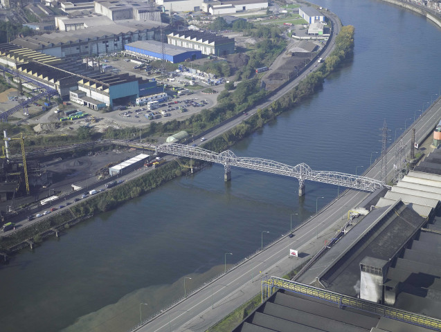 Seraing. Ougrée. Vues aériennes.