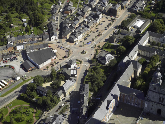 Saint-Hubert. Vues aériennes.