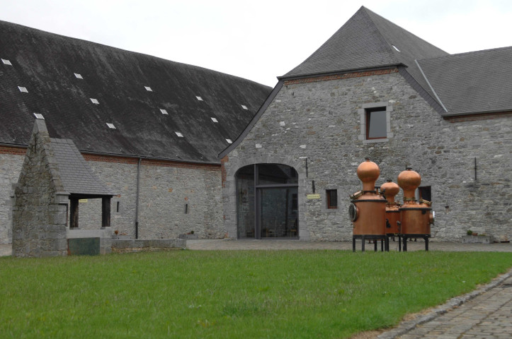 Thuin. Biercée. Conférence de la Direction de promotion des voies navigables et de l'intermodalité, en présence de M. le ministre Henry.