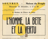 Saison 60-61. L'Homme, la Bête et la Vertu de Luigi Pirandello (Première le 6 octobre 1960)
