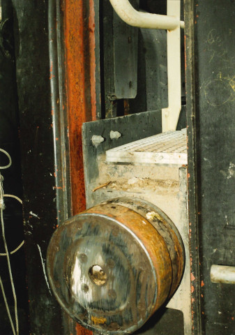 La Louvière. Strépy-Thieu. Accident à l'ascenseur.
