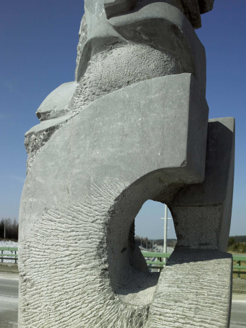 Libramont. Recogne. Giratoire.