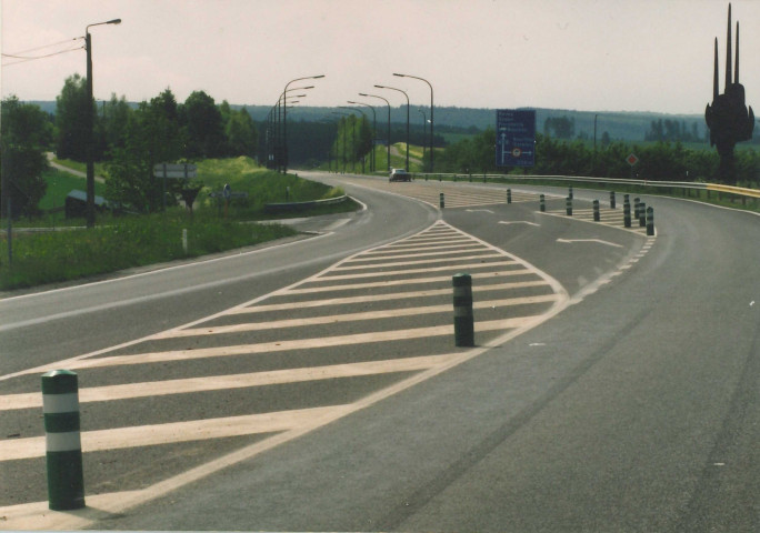 Bouillon. Aménagement de la rue du Collège et sur la RN89.