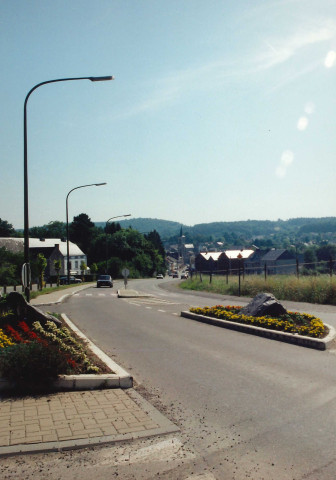 Durbuy. Barvaux. RN983. Porte de Barvaux côté Petithan. Aménagements.