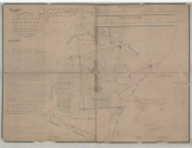 Plan Géométrique de la concession charbonnière du Piéton située sur les communes de pieton, Trazegnies et Anderlues,...