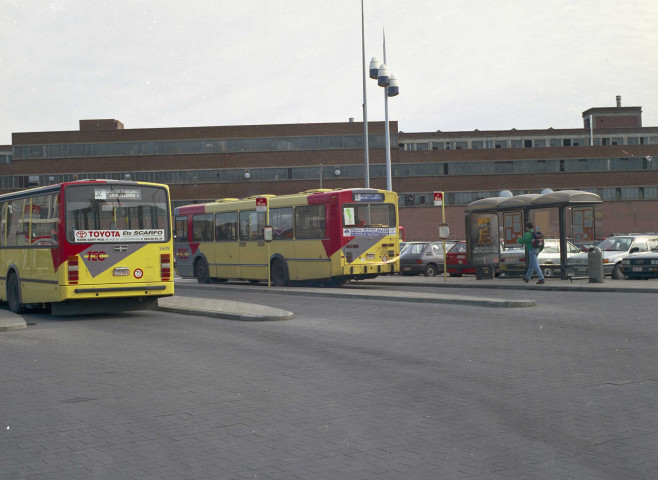 La Louvière. Gare des bus du T.E.C.