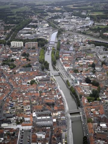 Tournai. Escaut. Pont des Trous.