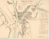 Siége de Namur.
Par l'Armée du Roy en 1746
L'Ouverture de Tranchée devant cette Place s'est faitte la nuit du 12 au 13 7bre est s'est rendüe le 19 du même mois