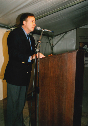 Liège. Cointe. Inauguration du percement du second tunnel de la jonction E25 - E40.