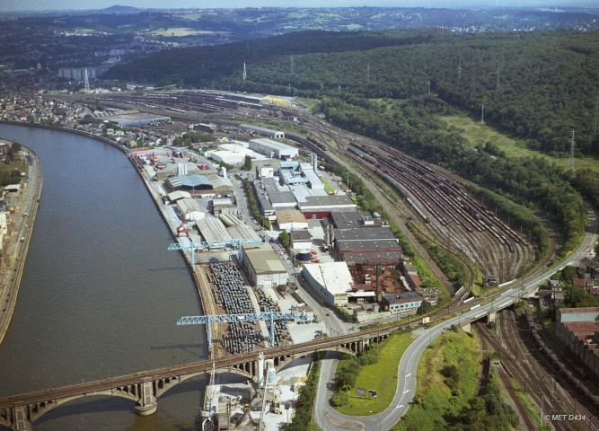 Liège. Angleur. Vues aériennes.