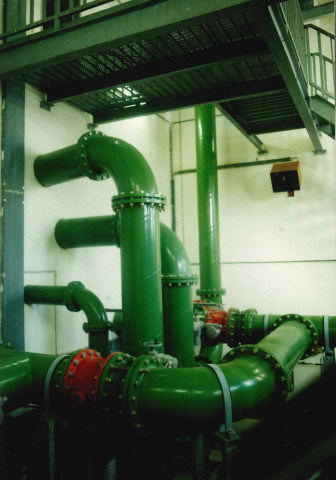 Houffalize. Complexe du barrage de Nisramont. Nouveau réservoir "Horto".