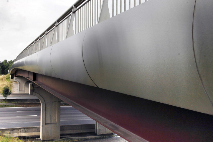 Saint-Ghislain. Hautrage. Passerelle.