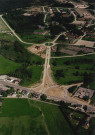 Marche-En-Famenne. RN 63. Création d'un rond-point dans le quartier de la briqueterie.