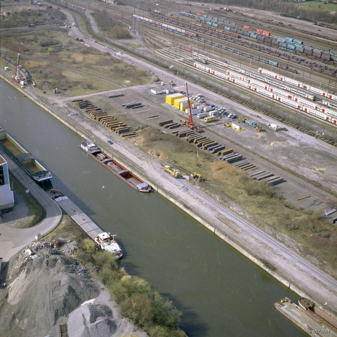 Châtelet. Châtelineau. Basse Sambre. Vues aériennes.
