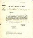 Convocation électorale de Jules Borgnet. (11 avril 1864)