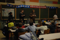 Mons. Passage du brevet de cycliste.