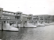 Construction du barrage éclusé d'Ampsin-Neuville