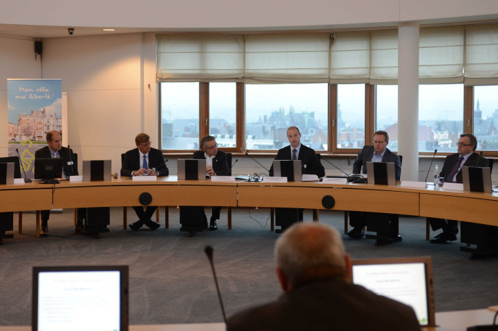 Namur. Cap Nord. Rencontre avec M. le ministre Henry: "Tous vélo actifs".