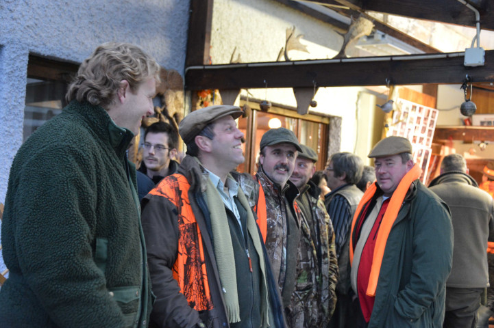 Vielsalm. Battue de chasse.