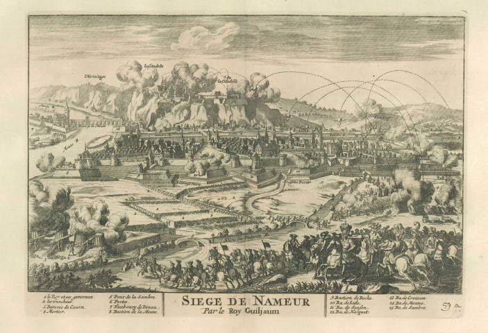 Siège de Nameur par le Roy Guiljaum