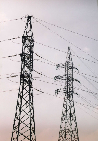 Namur. Belgrade. Electricité à haute tension. Lignes et infrastructures de transport.