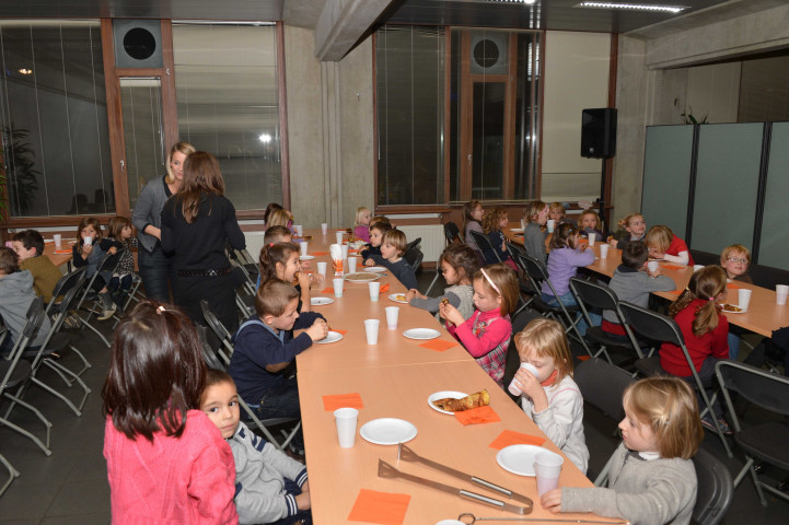 Namur. Cap Nord. Fête de Saint-Nicolas pour les enfants des agents du MET.