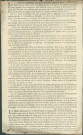 Publication par les officiers municipaux de la Ville de Namur de l'arrêté des resprésentants du peuple envoyés par l'armée du Nord Richard et Choudieu relatif aux mesures prises pour la sécurité et l'administration du territoire. Signé S.J. Lafontaine.