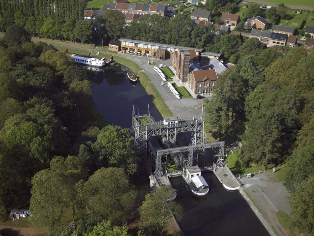La Louvière. Canal du Centre. Ascenseur n°3 de Strépy-Bracquegnies.