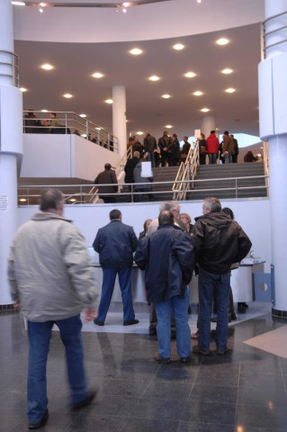 Charleroi. Dampremy. Journée sur les ouvrages d'art au CEME.