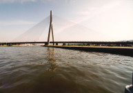 Liège. Wandre. Infrastructures et activités de la Meuse.