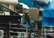 Liège. Travaux de la liaison E25-E40.