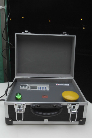 Theux. Polleur. Visite de M. le ministre Daerden, à l'occasion d'une coupure d'électricité.