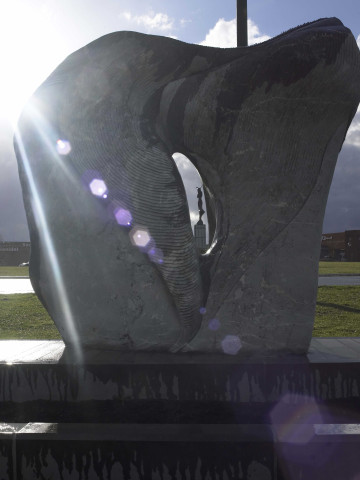 Marche-en-Famenne. Rue de la Pirire. Giratoires.